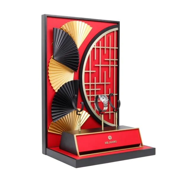 Metal Wooden LED Watch Window Display