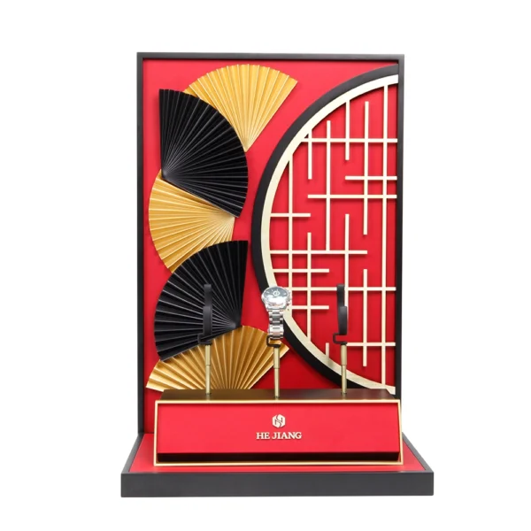 Metal Wooden LED Watch Window Display
