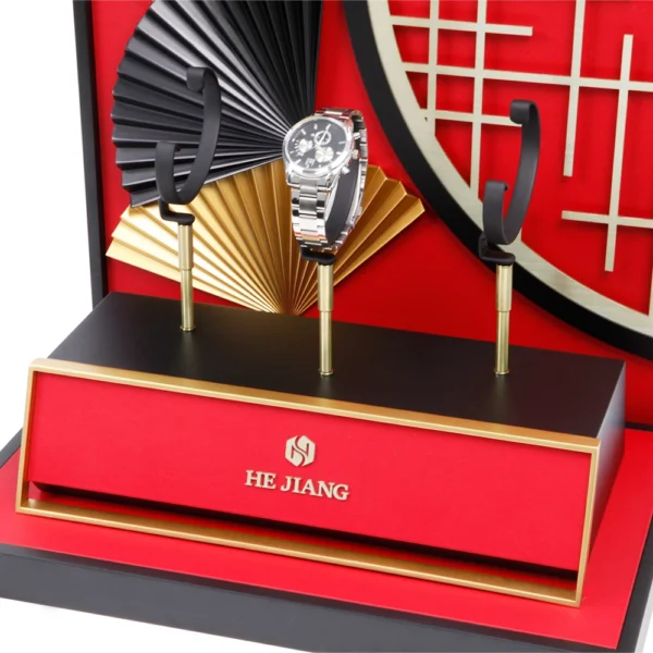 Metal Wooden LED Watch Window Display