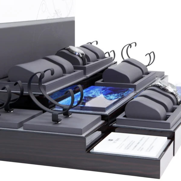 Metal MDF Wooden Watch Window Display