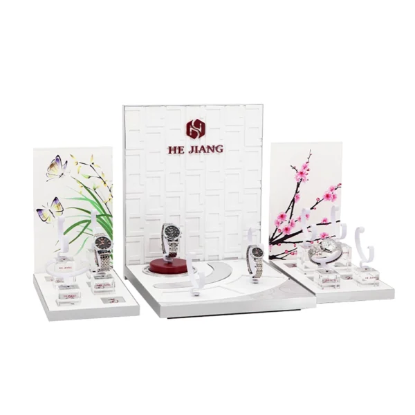 Elegant Wooden Style Watch Display Style 2