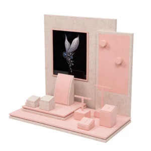 Silk Ad Jewelry Display