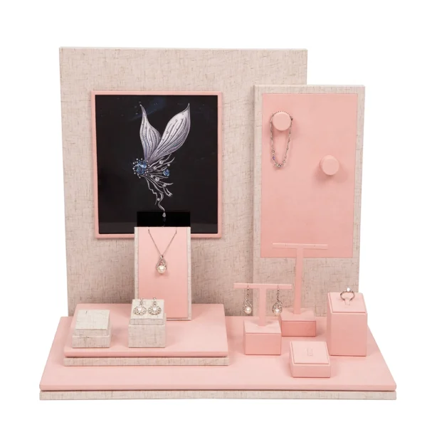 Silk Ad Jewelry Display