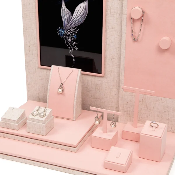 Silk Ad Jewelry Display