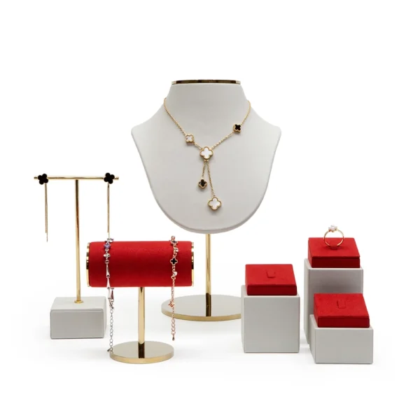 Metal Silk Jewelry Display