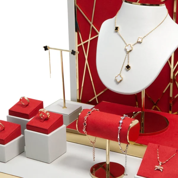 Metal Silk Jewelry Display