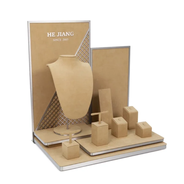 Metal Silk Jewelry Display