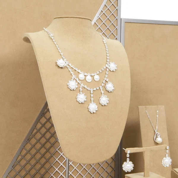 Metal Silk Jewelry Display