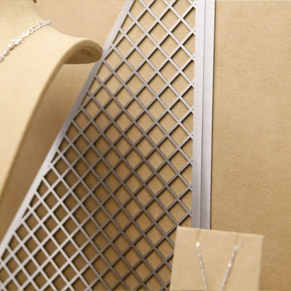 Luxury Jewelry Display with Metal Deco Style 5