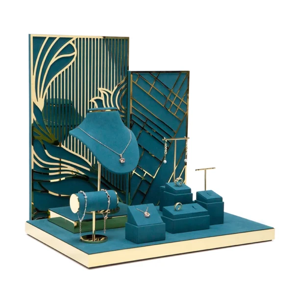 Metal Silk Jewelry Display
