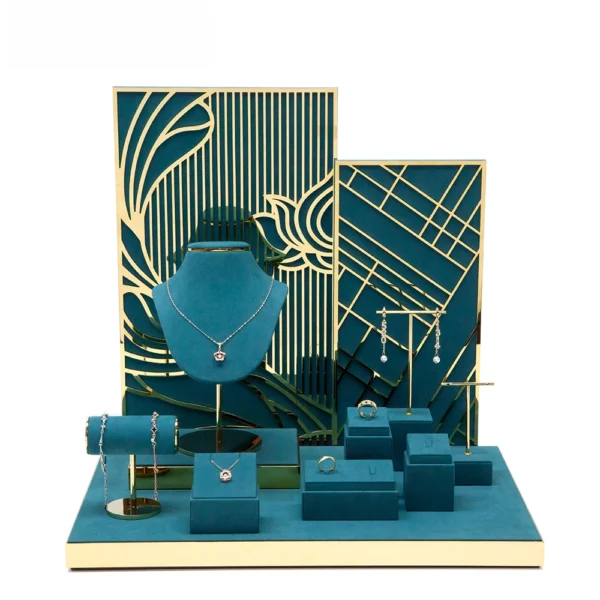 Metal Silk Jewelry Display