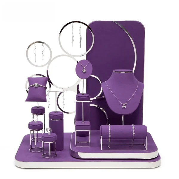 Metal Silk Jewelry Display