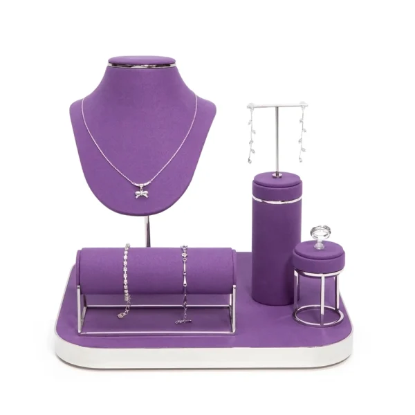 Metal Silk Jewelry Display