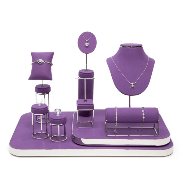 Metal Silk Jewelry Display