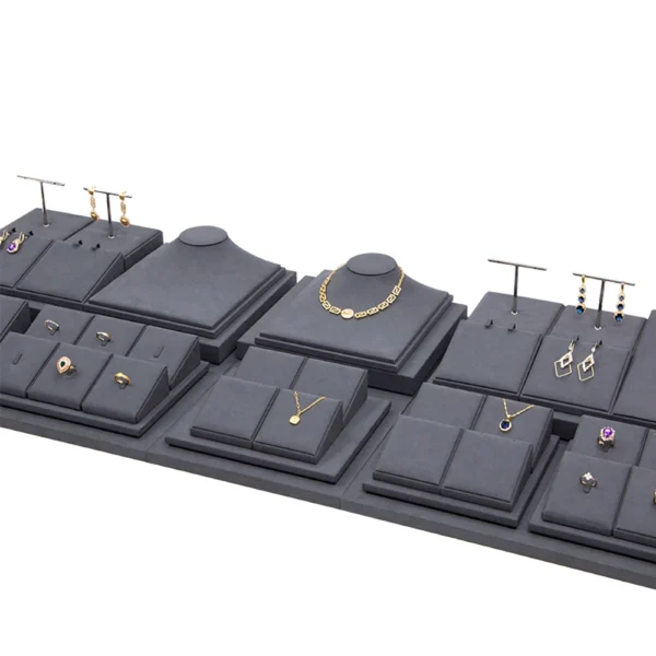 Elegant Jewelry Counter Display in Dark Color Style 2