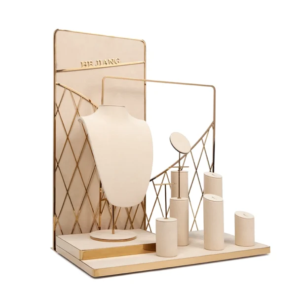 Metal Silk Jewelry Display