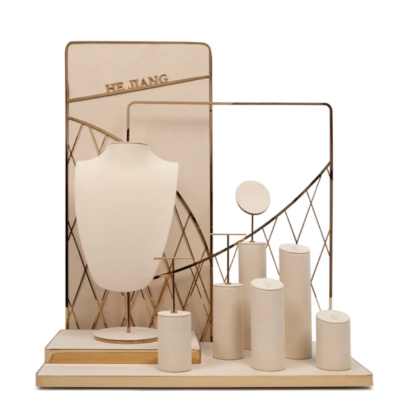 Metal Silk Jewelry Display