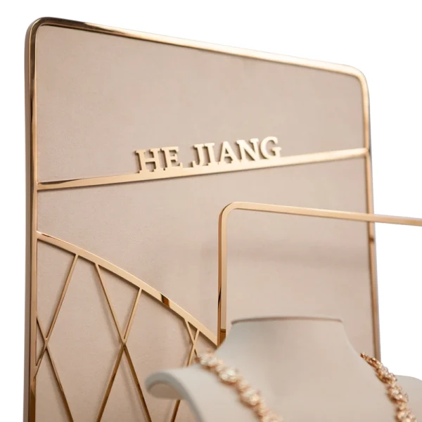 Metal Silk Jewelry Display