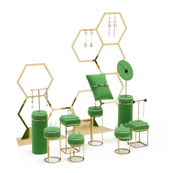 Metal Silk Jewelry Display