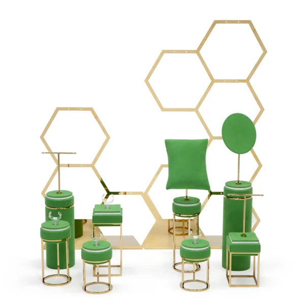 Metal Silk Jewelry Display