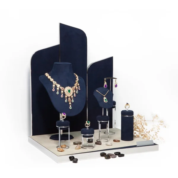 Metal Silk Jewelry Display