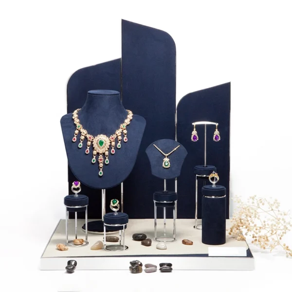 Metal Silk Jewelry Display