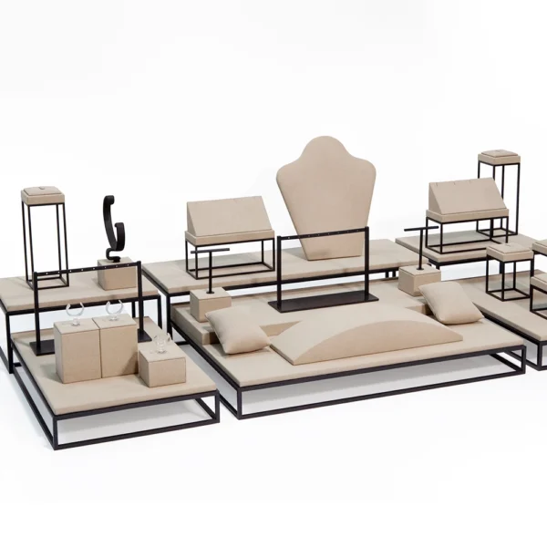 Metal Silk Jewelry Display